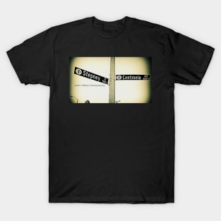 Stepney Street & Centinela Avenue1, Inglewood, CA by Mistah Wilson T-Shirt